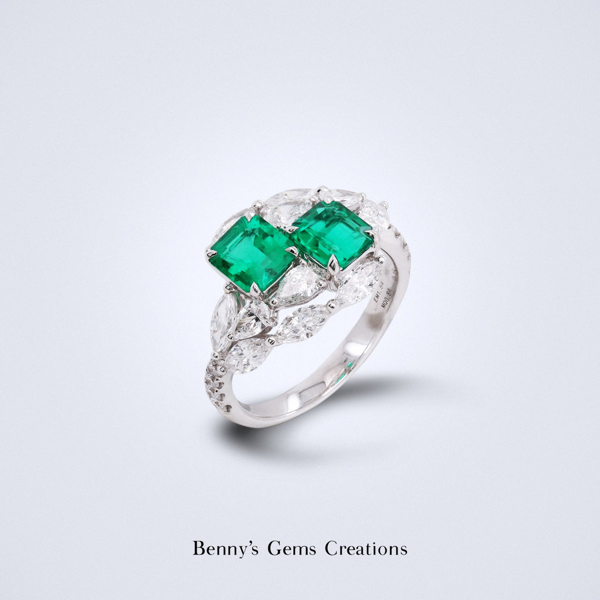 Jardín de Muzo Colombian Emerald Ring - Benny's Gems Creations