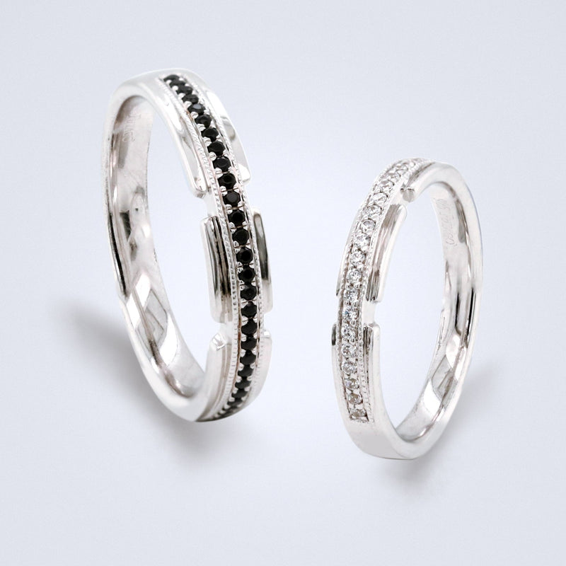 Love Odyssey Wedding Bands - Futago Bridal - Benny's Gems Creations