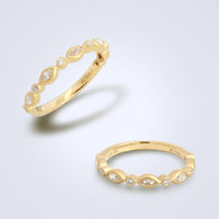 Lush Gold Diamond Stack Ring - Benny's Gems Creations