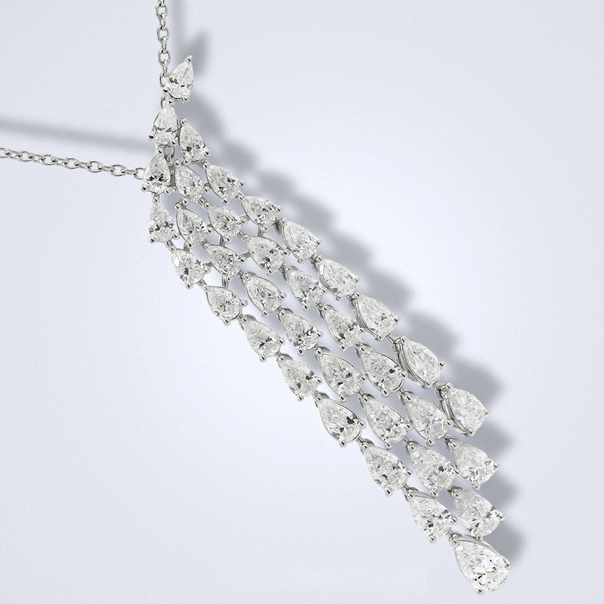 Majestic Peacock Diamond Necklace - Benny's Gems Creations
