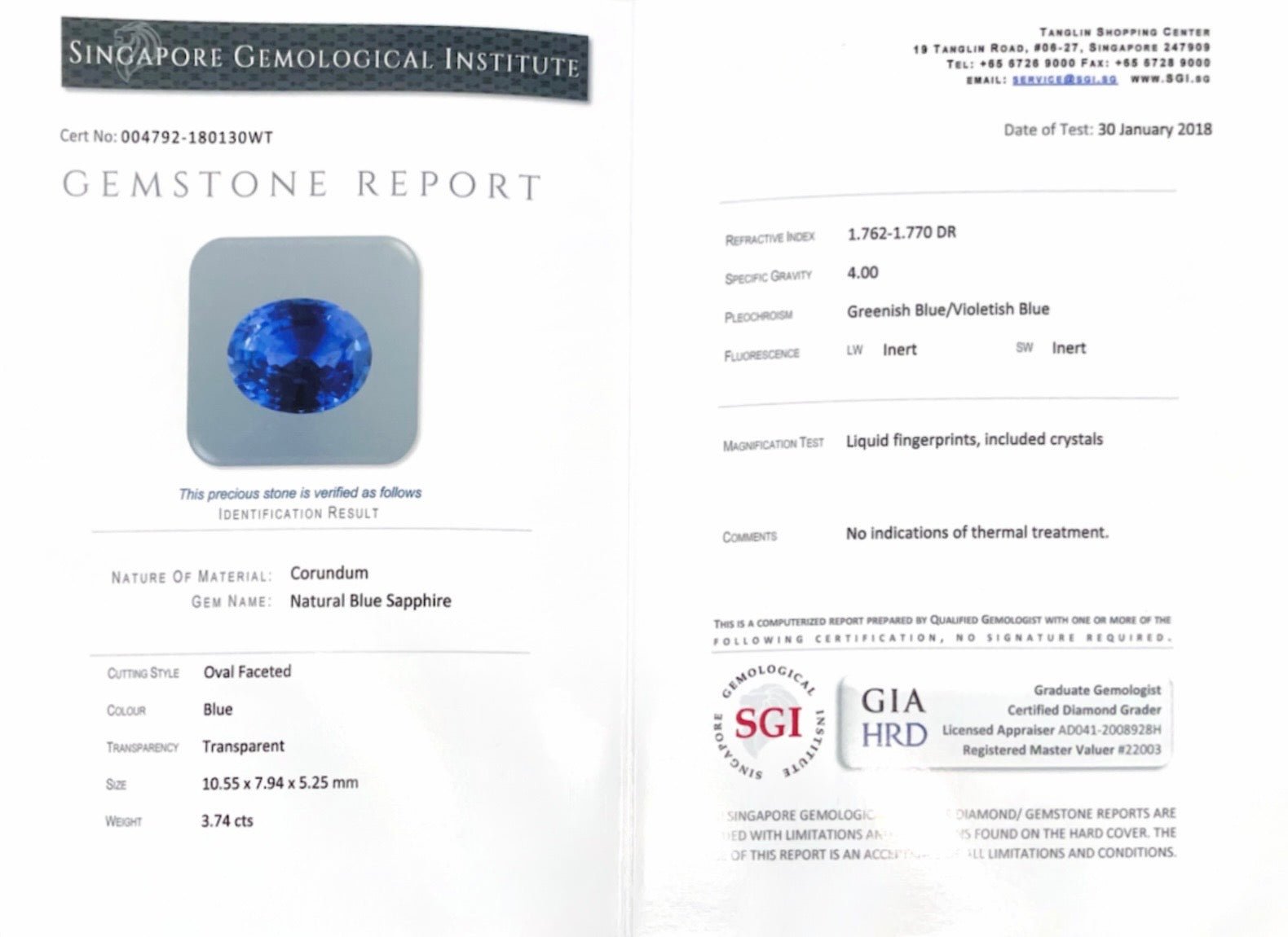 Mesmerising Blue Sapphire Diamond Ring - Benny's Gems Creations