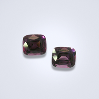 1.35CTS Natural Purple Spinel Pair