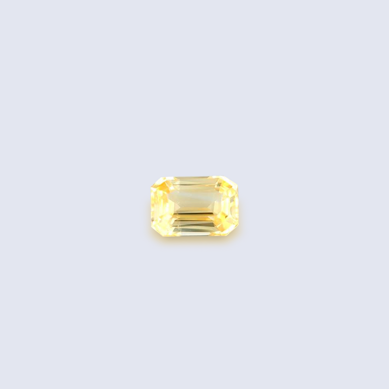 1.31cts unheated yellow sapphire