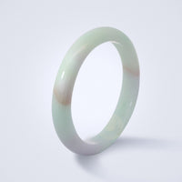 Milky Green & Lavender Jade Bangle - Benny's Gems Creations