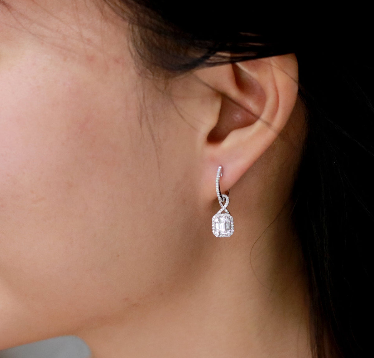 Multiwear Cluster Diamond Drops - Benny's Gems Creations