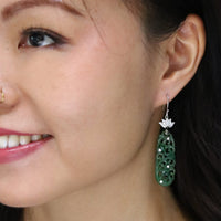 Multiwear Jadeite Diamond Earrings - Benny's Gems Creations
