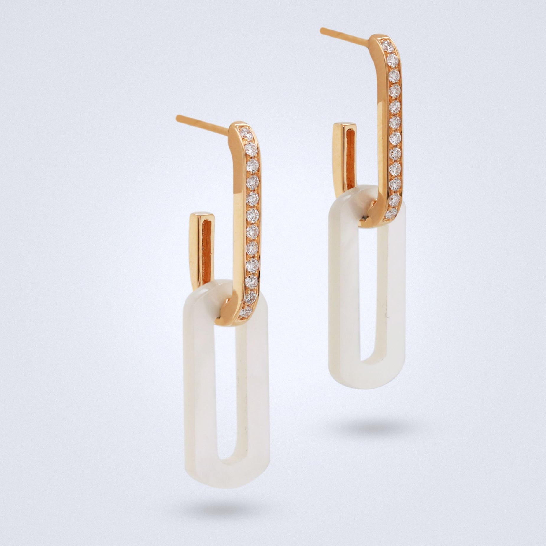 Ocean Links Diamond Earrings - Benny's Gems Creations