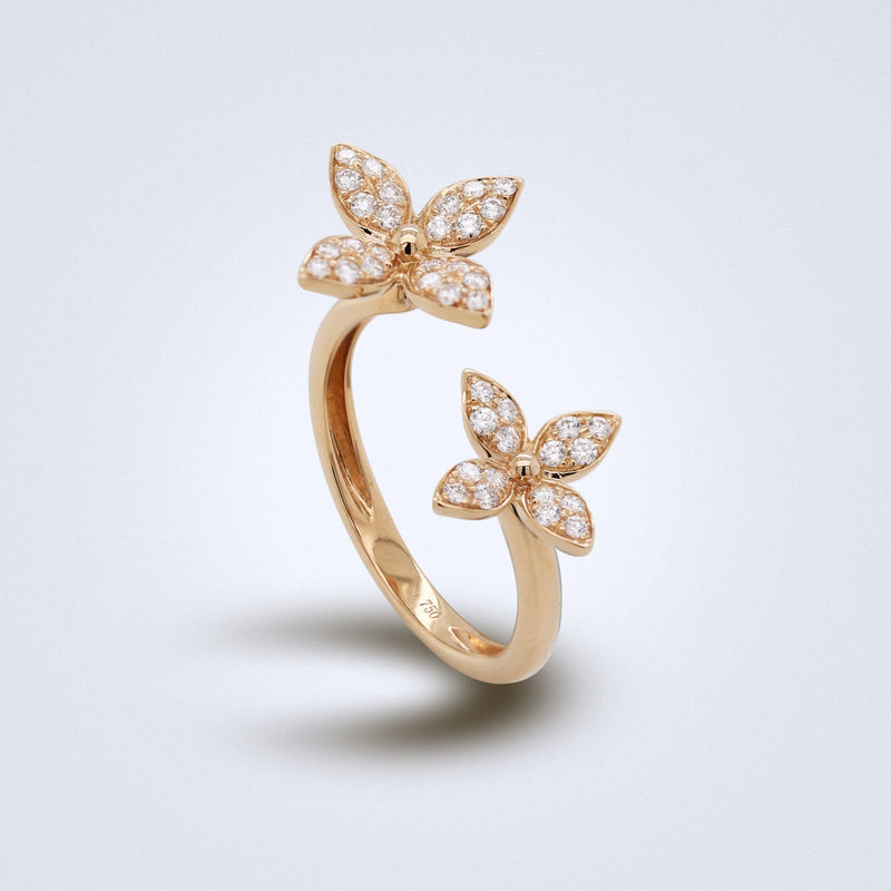 Open Clover Ring - Benny's Gems Creations