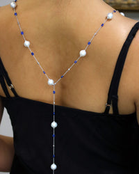 Pearl Sapphire Opera Necklace - Benny's Gems Creations