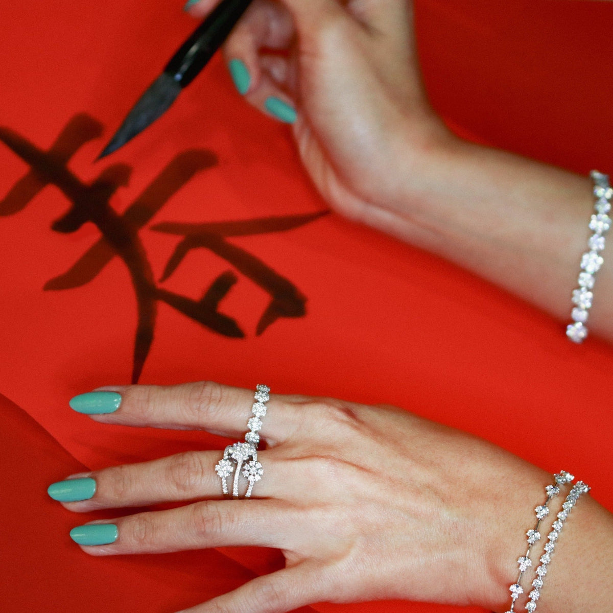 Petite Fiore Diamond Bracelet - Benny's Gems Creations