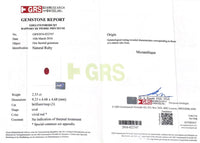 Pigeon Blood Ruby Trilogy Diamond Ring - Benny's Gems Creations