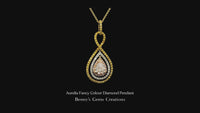 Aurelia Fancy Colour Diamond Pendant