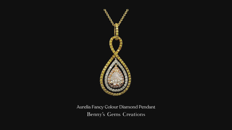 Aurelia Fancy Colour Diamond Pendant
