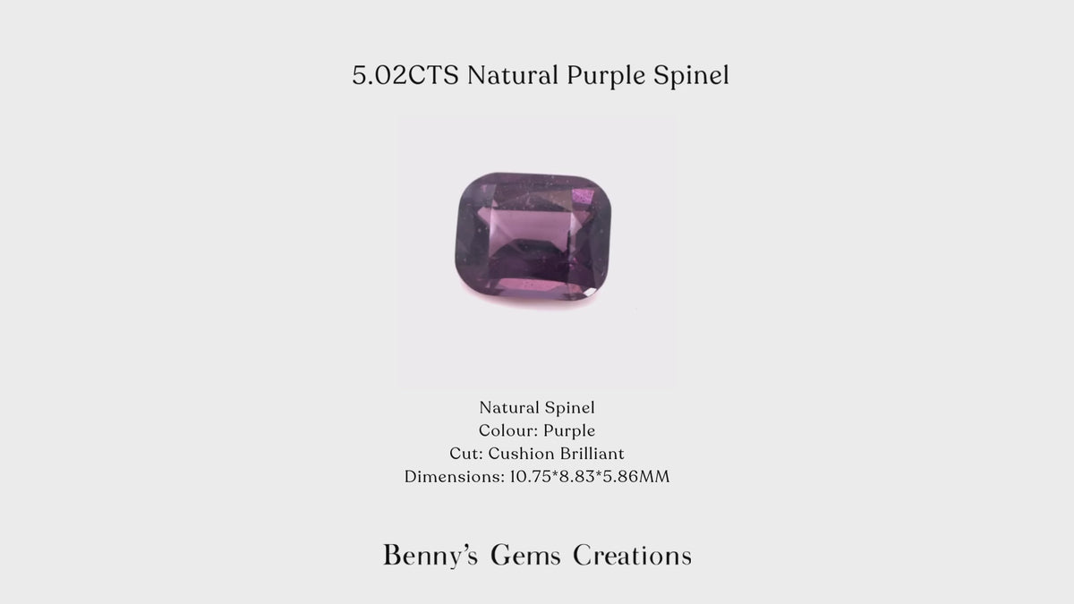 5.02ct Purple Spinel 