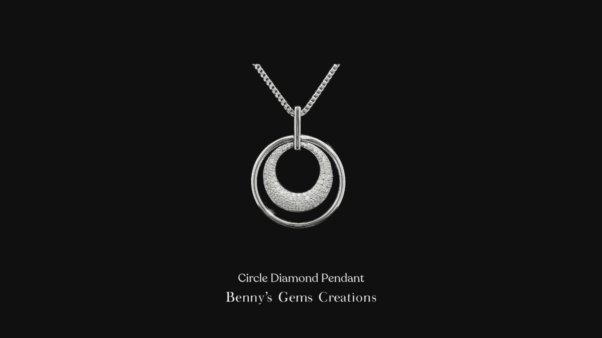Circle Diamond Pendant