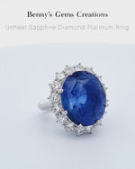 An Impressive Sapphire Diamond Ring