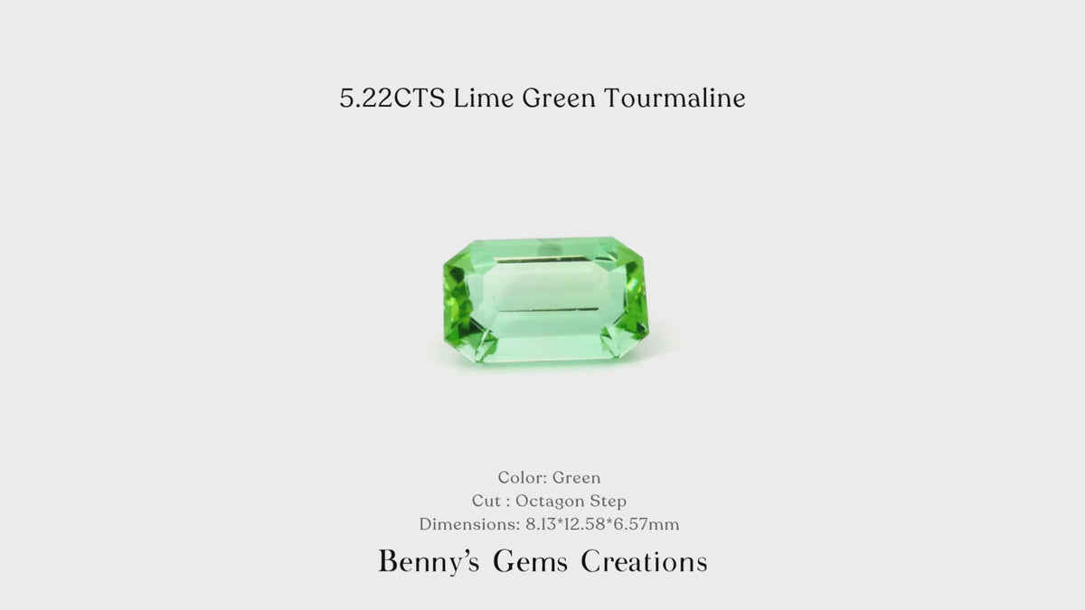 5.22CTS Lime Green Tourmaline