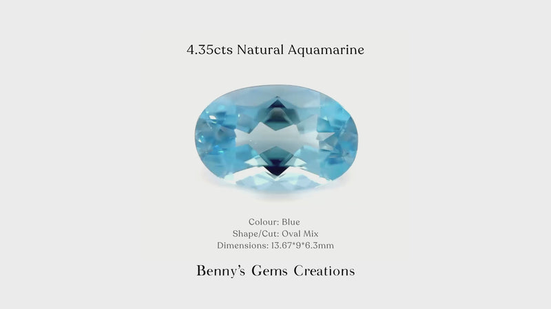 4.35cts Natural Aquamarine