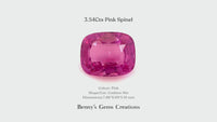 3.54Cts Pink Spinel