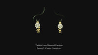 Twinkle Loop Diamond Earrings