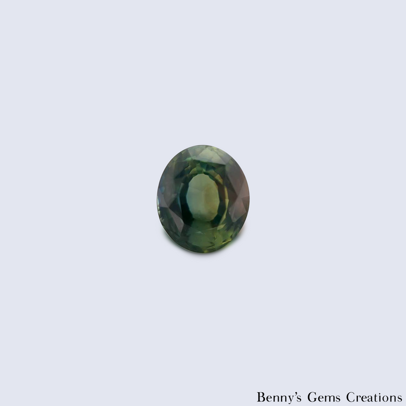 1.62cts unheaed green sapphire
