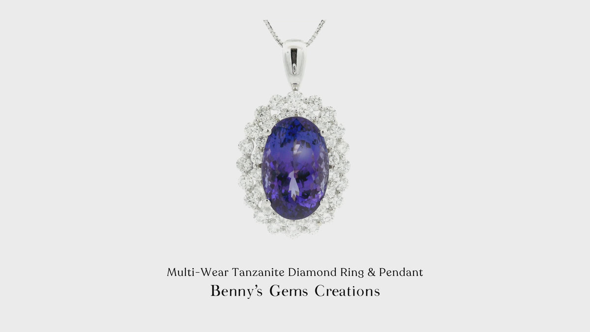 Multi-Wear Tanzanite Diamond Ring & Pendant