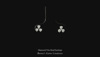 Diamond Trio Stud Earrings