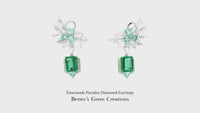 Émeraude Paraiba Diamond Earrings