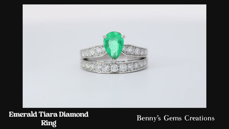 ring emerald diamond 