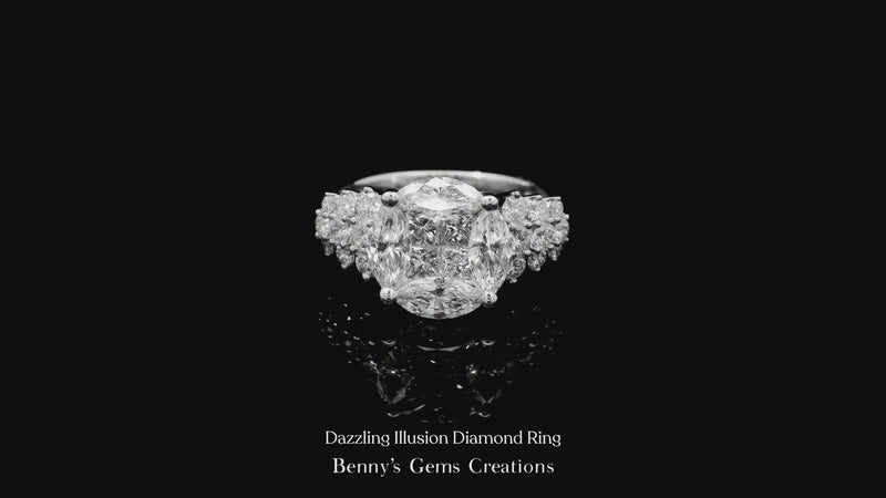 Dazzling Illusion Diamond Ring