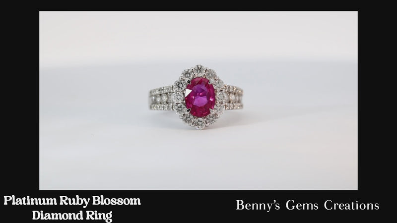 platinum ruby diamond ring