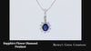 sapphire pendant diamond 