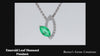 Pendant Emerald Leaf Diamond