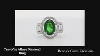 ring tsavorite allure diamond 