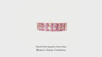 Playful Pink Sapphire Stack Ring