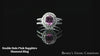 ring halo sapphire diamond