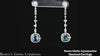 aquamarine diamond earring