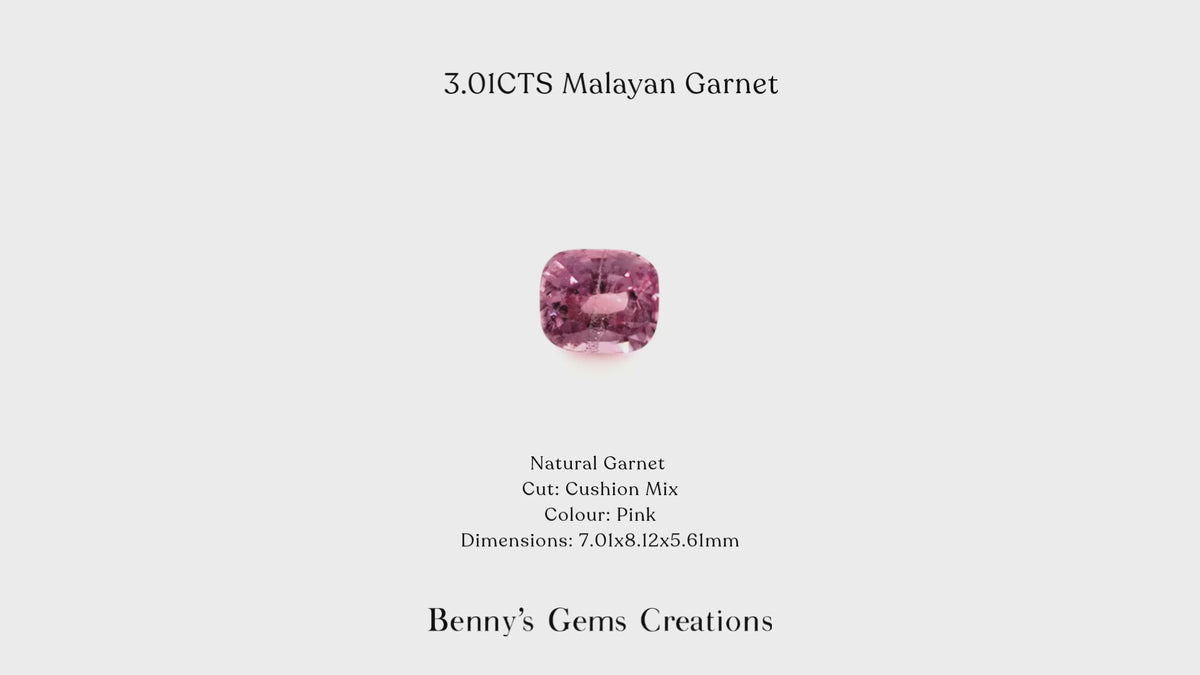 3.01CTS Malayan Garnet