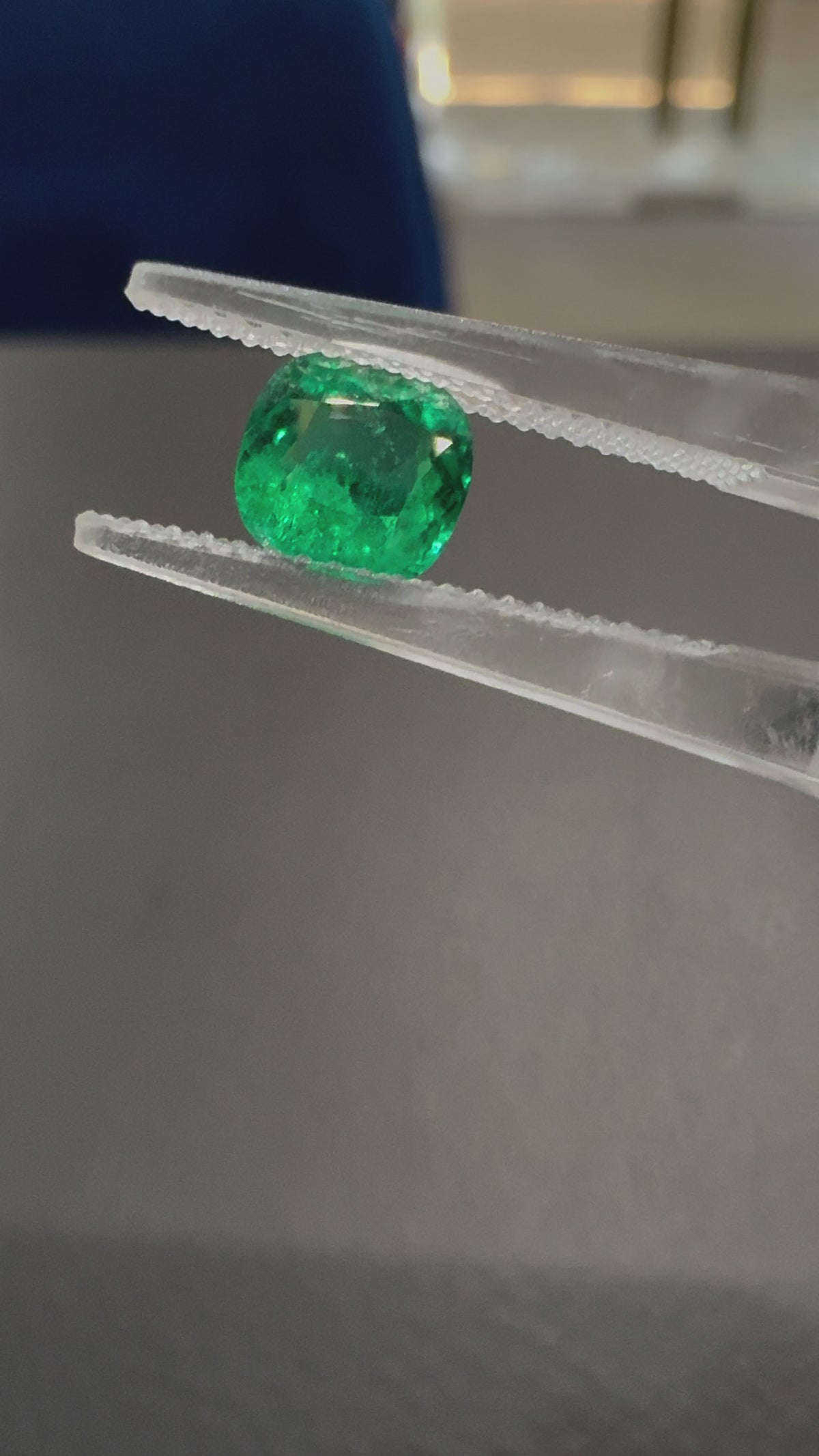 0.86CTS Intense Green Colombian Emerald