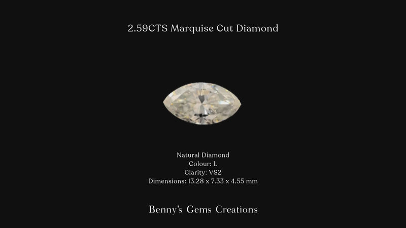 2.59cts marquise cut diamond
