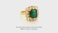 Émeraude Soleil Emerald & Yellow Diamond Ring