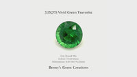 3.13CTS Vivid Green Tsavorite