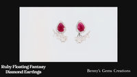 ruby diamond earring fantasy 