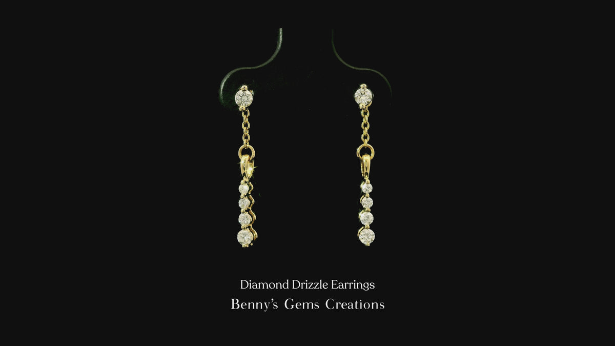 Diamond Drizzle Earrings