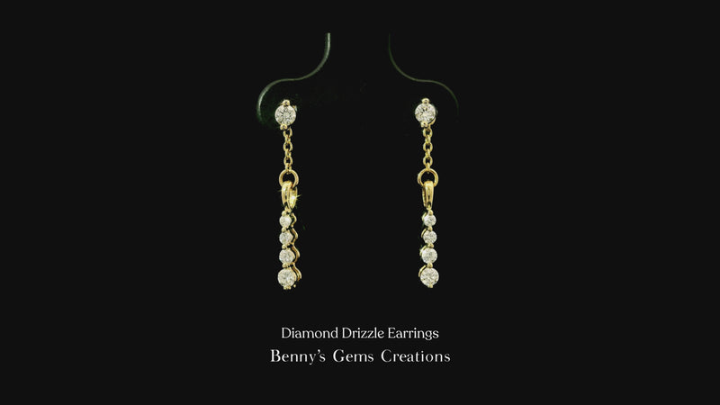 Diamond Drizzle Earrings