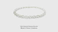 Daily Diamond Platinum Bracelet