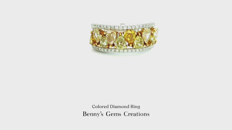 Colored Diamond Ring