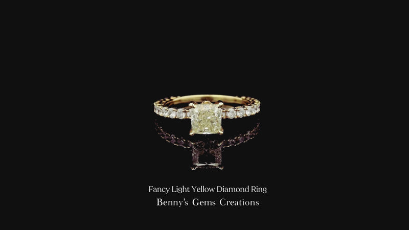 Fancy Light Yellow Diamond Ring