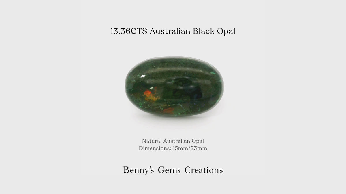 13.36CTS Australian Black Opal