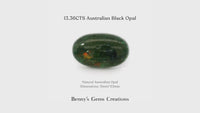 13.36CTS Australian Black Opal